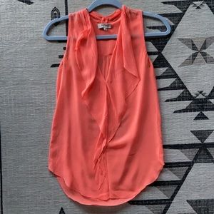 Babaton Silk Ainsley Ruffle Blouse